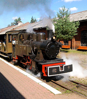 Hotel Łabędy - Die Schmalspurbahn in Rudy