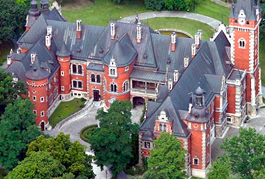 Park und Schloss in Pławniowice